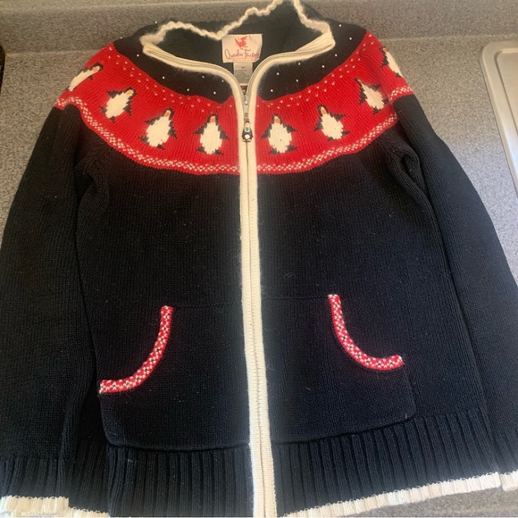 Vintage Quacker Factory Novelty Zipper Angora Blend Cardigan Grandmacore Size XS - Picture 4 of 9